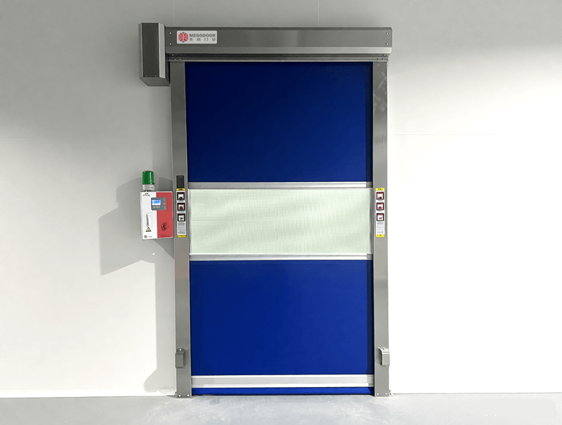 防蚊透风两不误：快速卷帘纱网门在工业环境中的应用缩略图