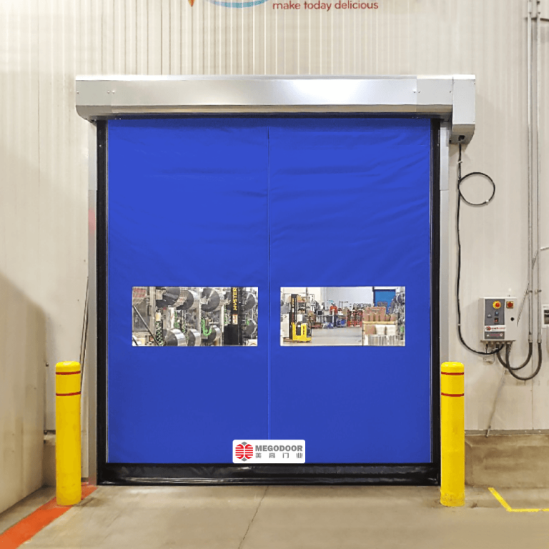 柔性防撞柱：上海智能工厂快速门的隐形守护者缩略图